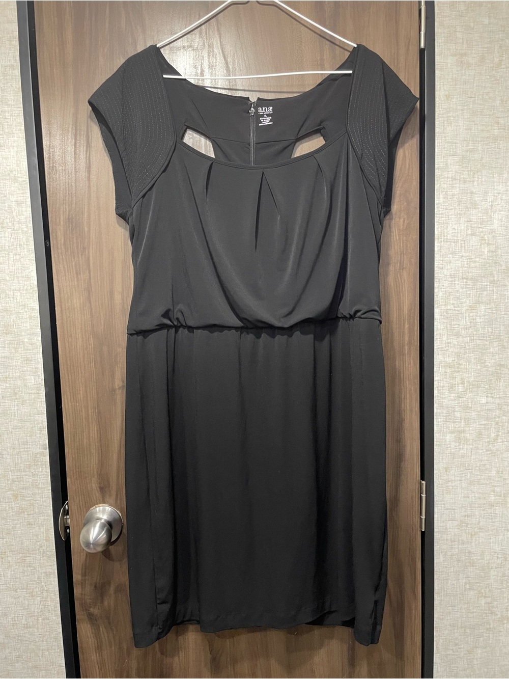 Ana Black Mini Little Black Dress